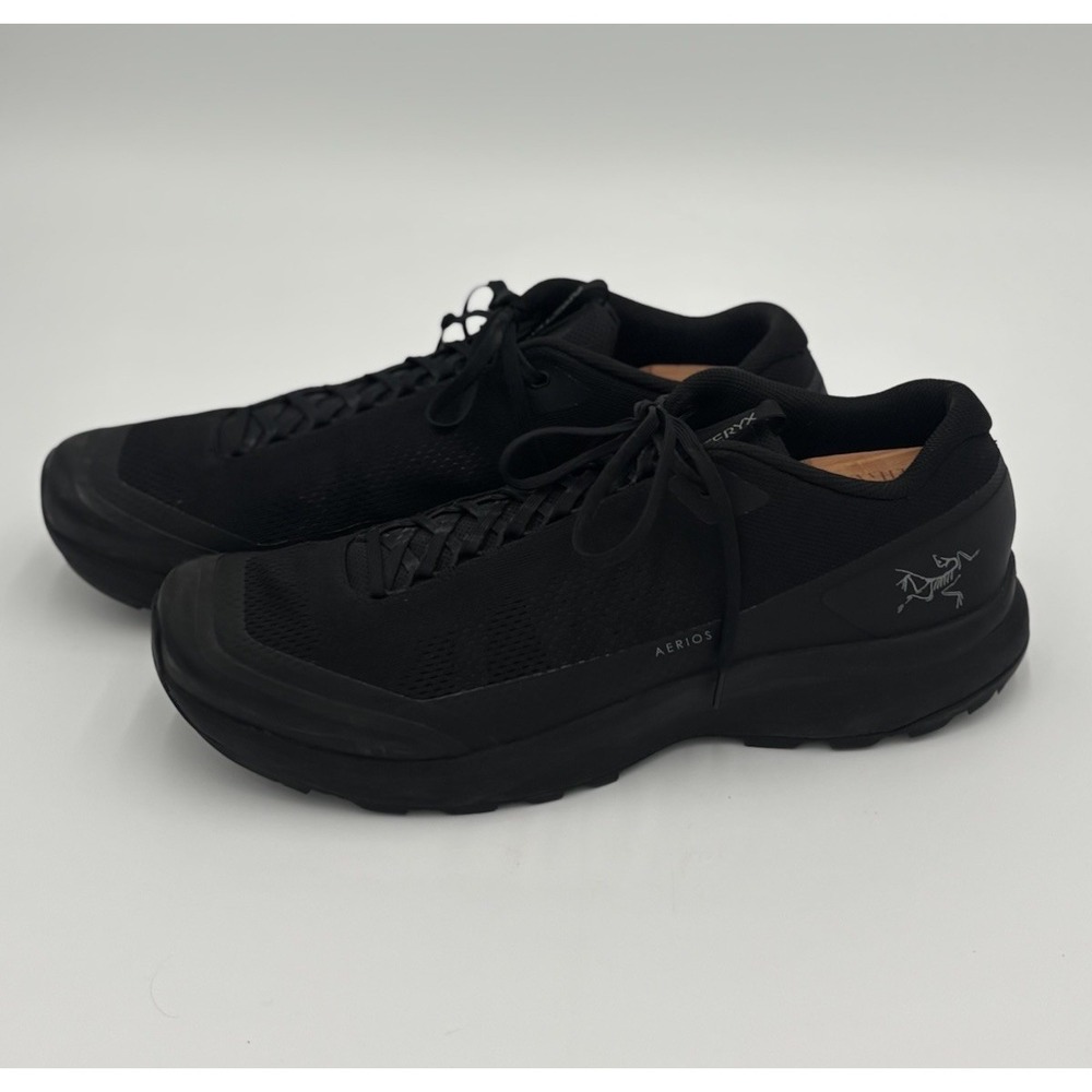 Arc'teryx Aerios Hiking Trail Shoes Black Vibram Men's Size 13 Sneakers